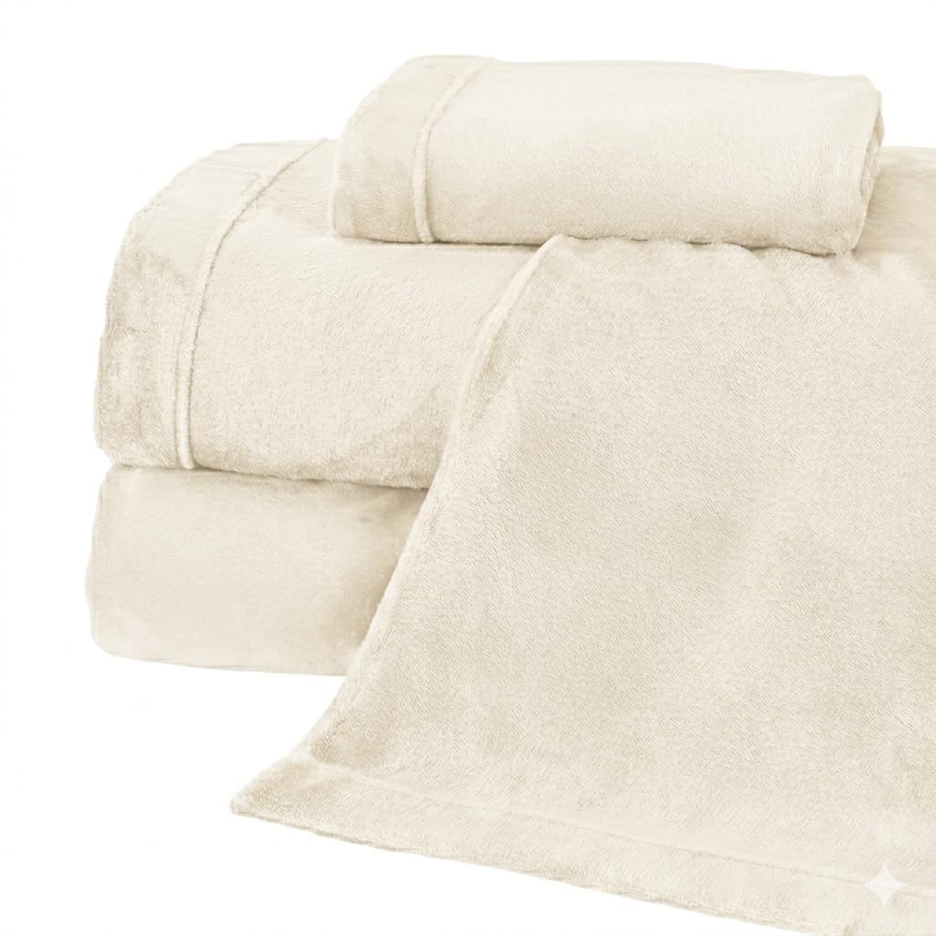 NY Loft Ultra Soft Micro Fleece Sheets Set with Extra Deep Pockets | Extra Soft Velvet Fleece Sheet Set | Super Plush Polar Fleece | Velvet Plush Cozy Warmth | Tribeca Collection (Twin, Lake Blue)