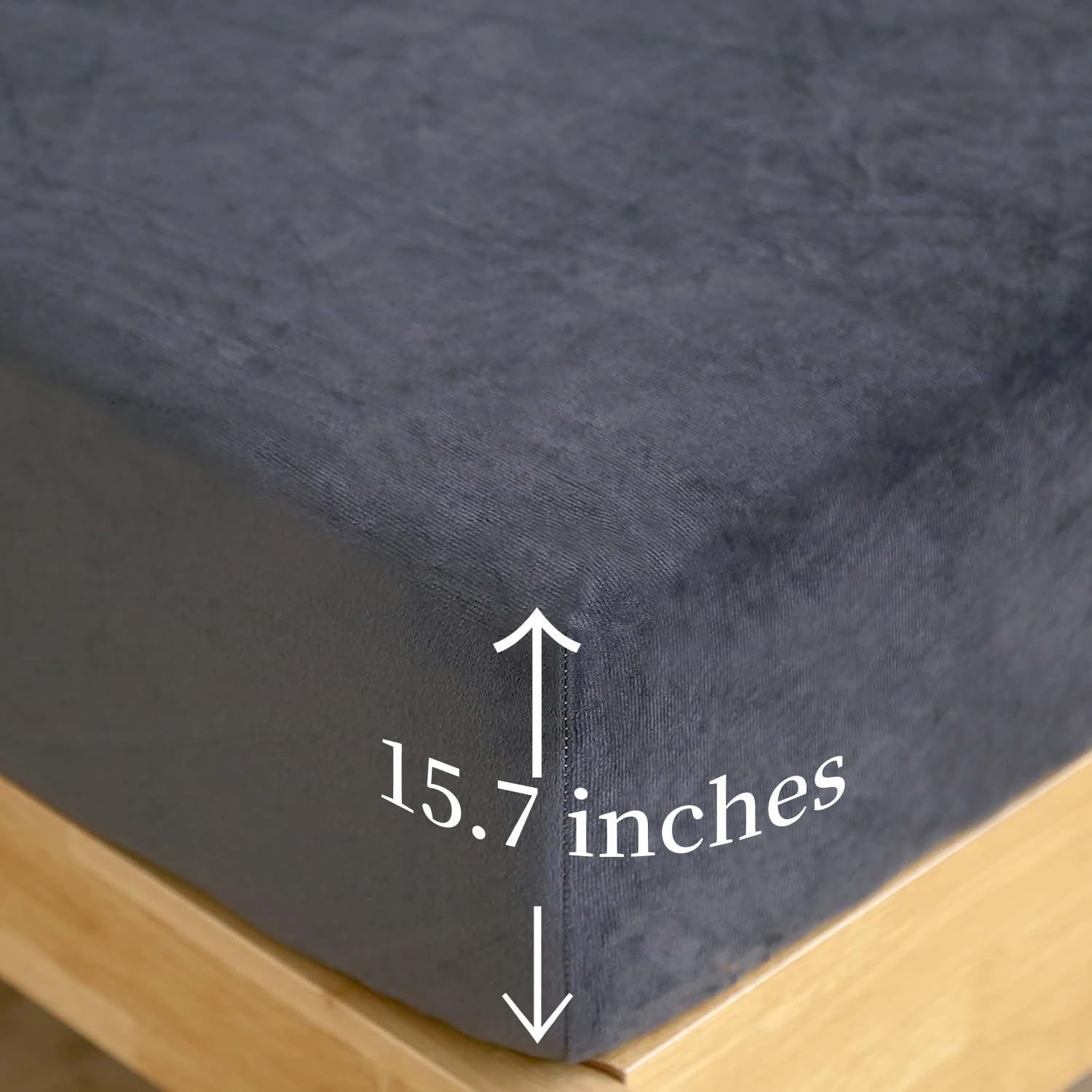SDY Fleece Fitted Sheet only Queen Size with Deep Pocket 15.7”，No Pilling Fluffy Pink Queen Bottom Sheet Fit Mattress Up to 14”-16”,Wrinkle Free, Breathable for Warm Winter