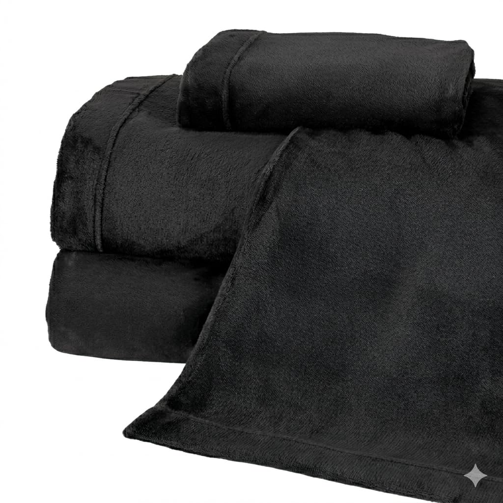 NY Loft Ultra Soft Micro Fleece Sheets Set with Extra Deep Pockets | Extra Soft Velvet Fleece Sheet Set | Super Plush Polar Fleece | Velvet Plush Cozy Warmth | Tribeca Collection (Twin, Lake Blue)