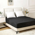 Nokolulu Queen Velvet Fleece Fitted Sheet Only - Ultra Soft Fuzzy Fluffy Plush Flannel Bottom Sheet - 16" Extra Deep Pocket - Cozy Skin-Friendly All Season Bedding (Dark Grey, 60"x80")