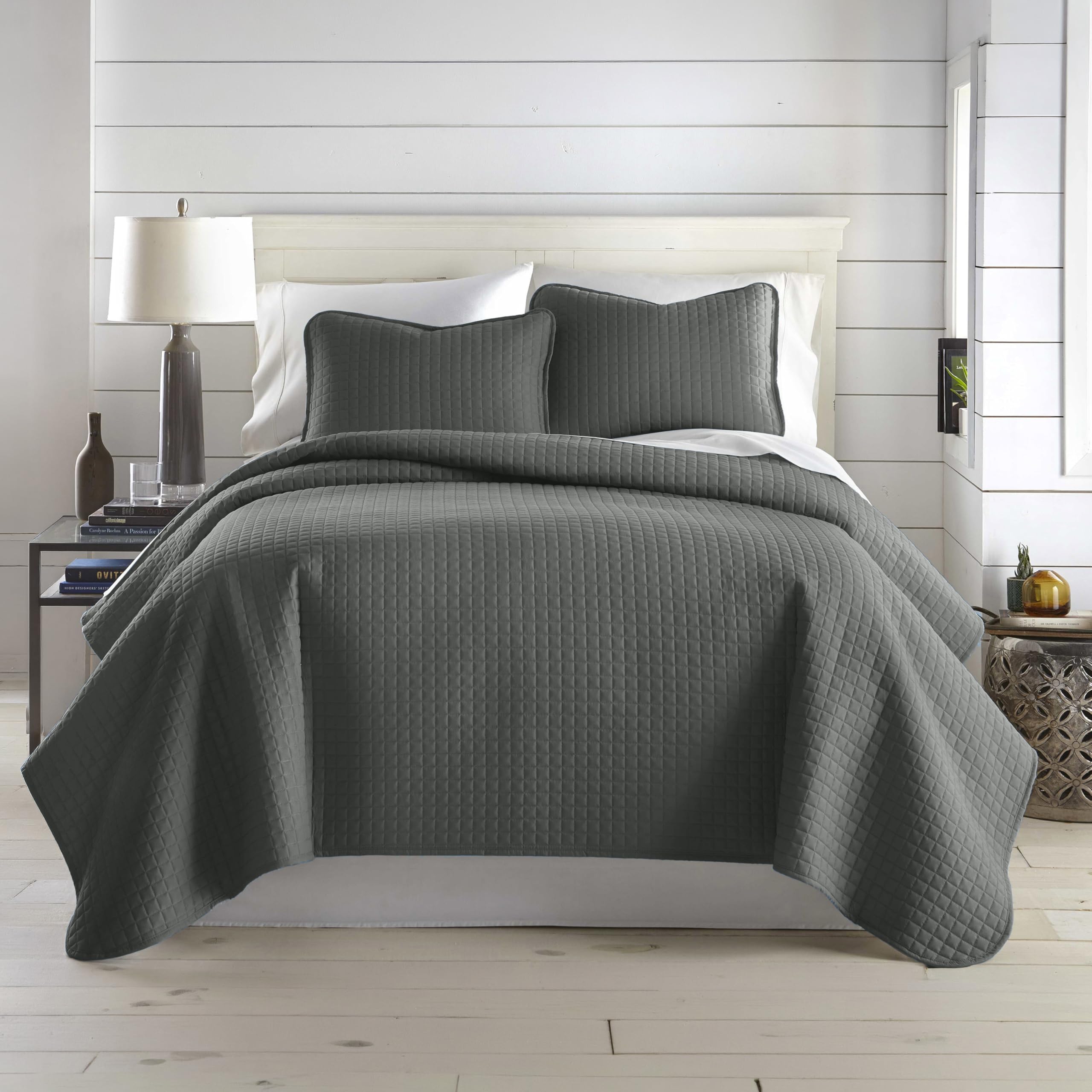 Southshore Fine Living, Inc. King Quilt Bedding Set, Quilted Coverlet Bed Spread for California Kings, Luxury Bedding King Size Quilt Bedding Set, Lightweight Quilted Bedspread w/Shams, Natural Beige