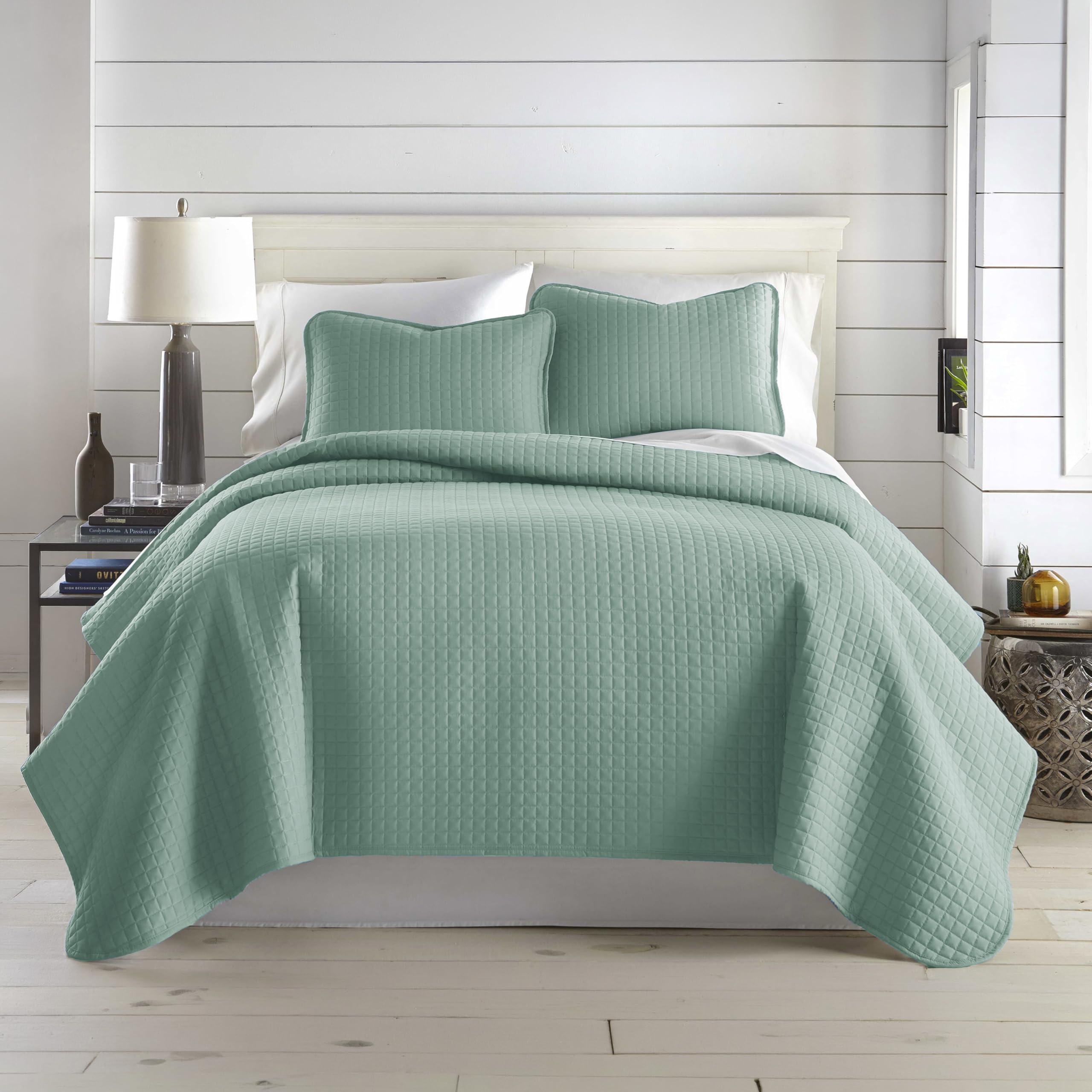Southshore Fine Living, Inc. King Quilt Bedding Set, Quilted Coverlet Bed Spread for California Kings, Luxury Bedding King Size Quilt Bedding Set, Lightweight Quilted Bedspread w/Shams, Natural Beige