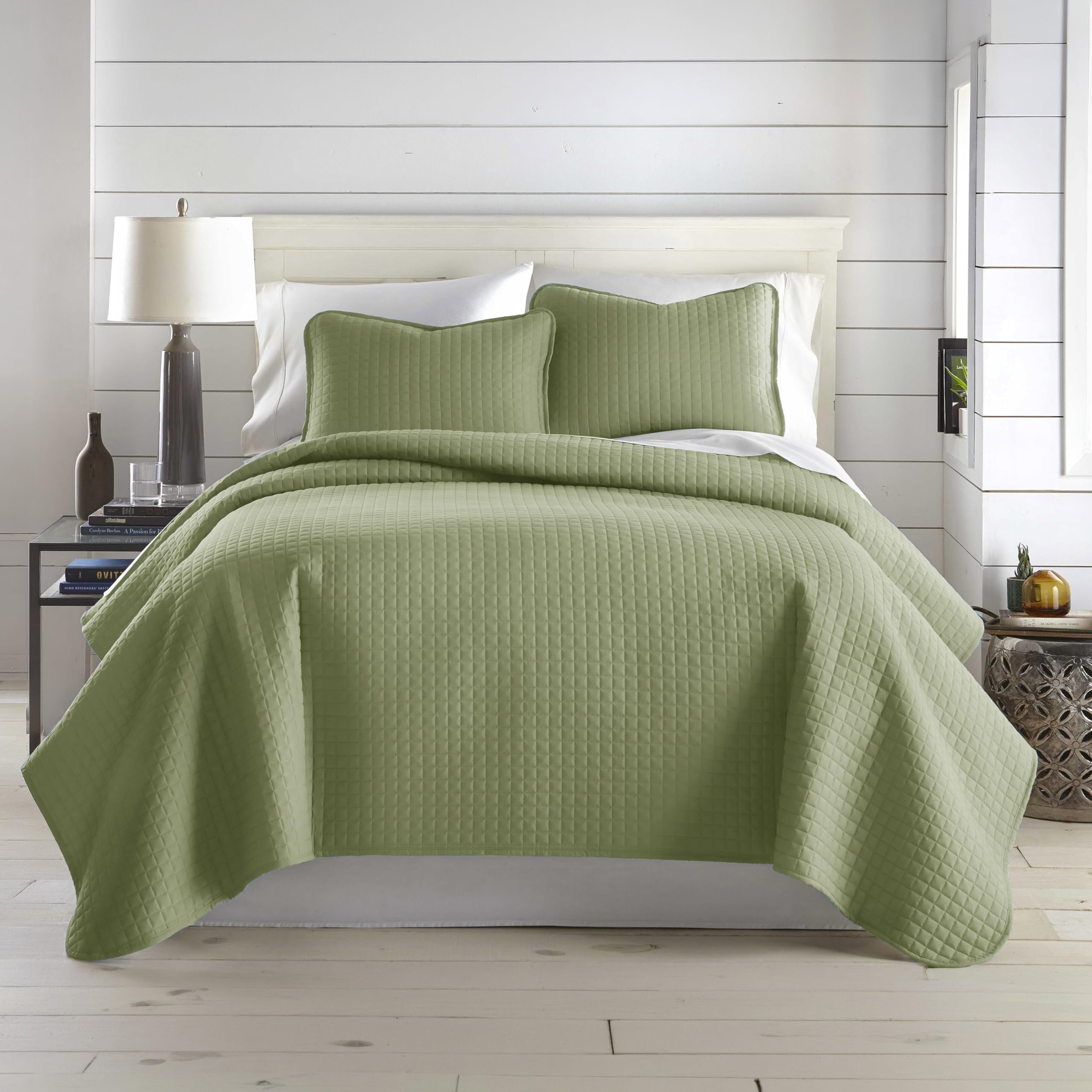 Southshore Fine Living, Inc. King Quilt Bedding Set, Quilted Coverlet Bed Spread for California Kings, Luxury Bedding King Size Quilt Bedding Set, Lightweight Quilted Bedspread w/Shams, Natural Beige