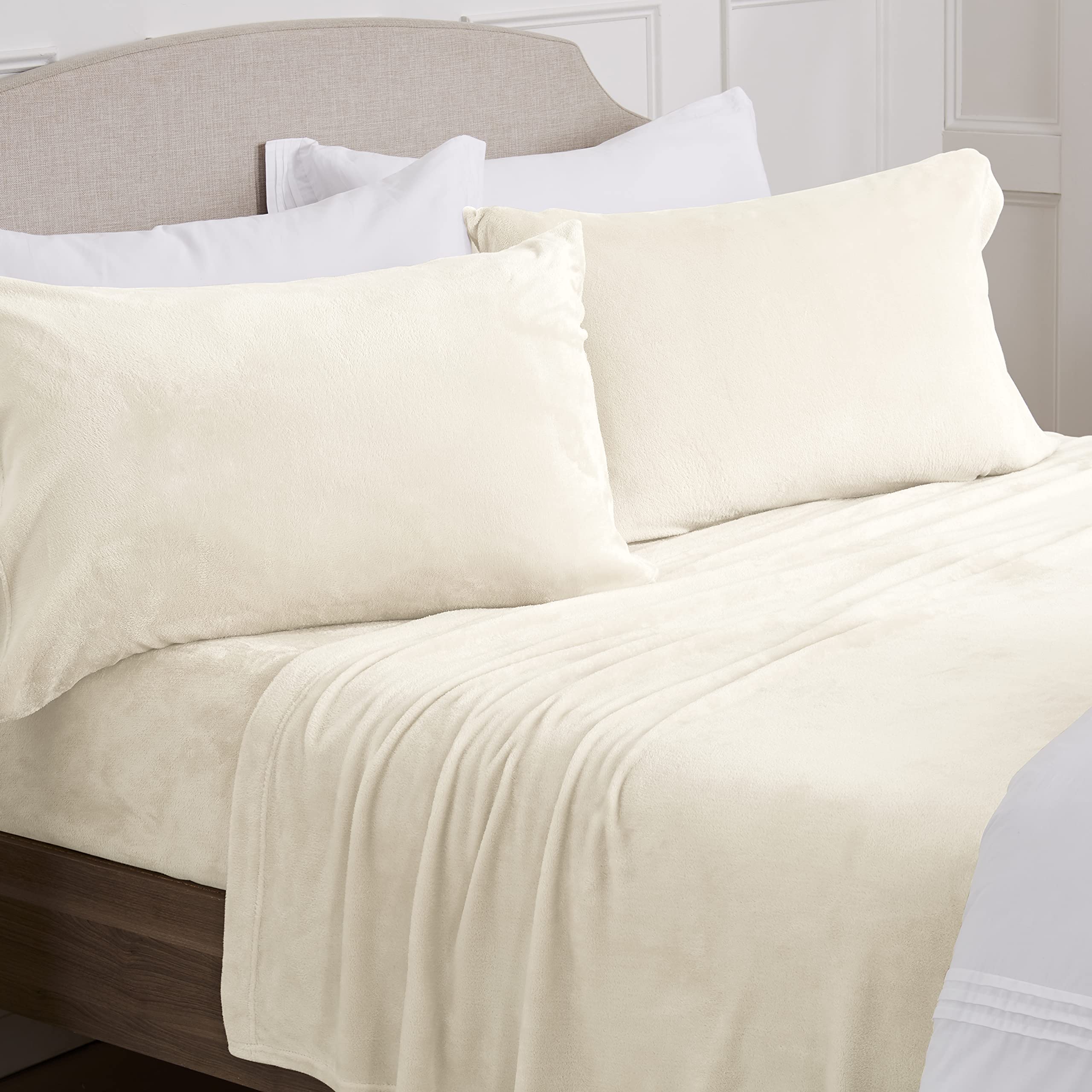 NY Loft Ultra Soft Micro Fleece Sheets Set with Extra Deep Pockets | Extra Soft Velvet Fleece Sheet Set | Super Plush Polar Fleece | Velvet Plush Cozy Warmth | Tribeca Collection (Twin, Lake Blue)