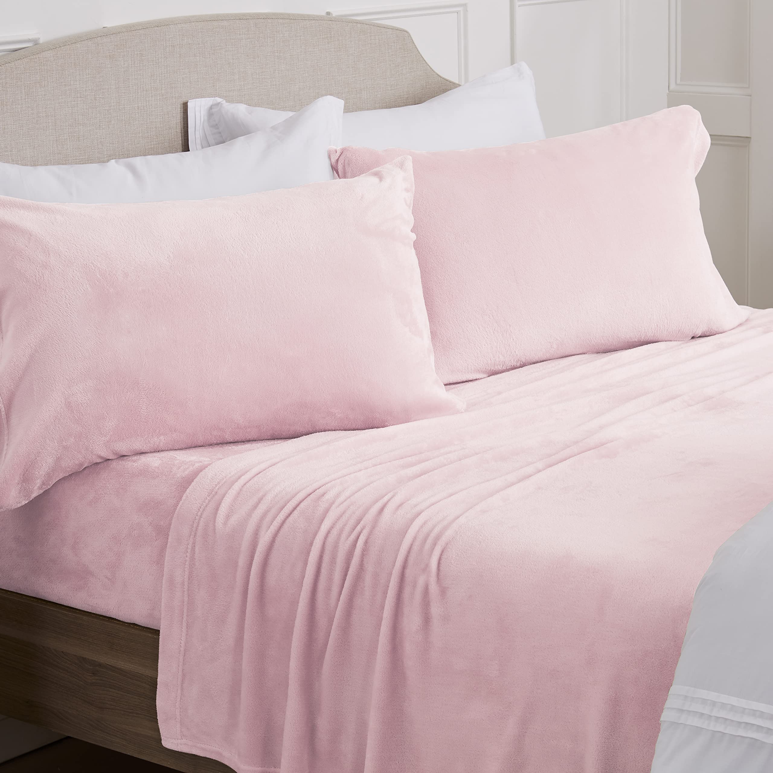 NY Loft Ultra Soft Micro Fleece Sheets Set with Extra Deep Pockets | Extra Soft Velvet Fleece Sheet Set | Super Plush Polar Fleece | Velvet Plush Cozy Warmth | Tribeca Collection (Twin, Lake Blue)