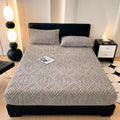 ZIQINPSQ Twin Size Flannel Fitted Sheet - 1 Piece Winter Warm Deep Pocket (15") Bed Sheet, Shrink & Fade Resistant, Hotel Quality, Wheat