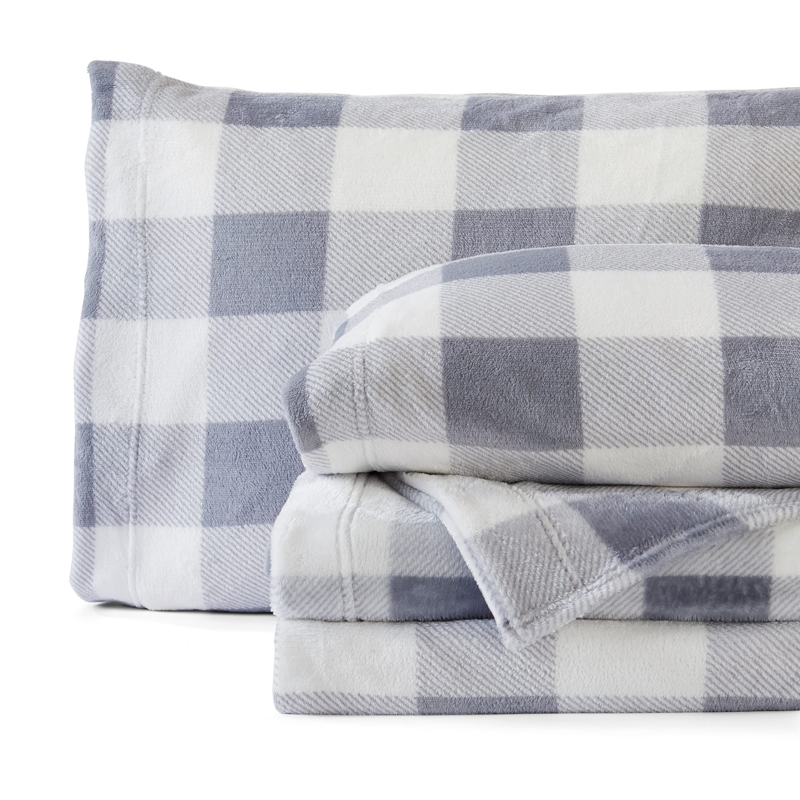 NY Loft Ultra Soft Micro Fleece Sheets Set with Extra Deep Pockets | Extra Soft Velvet Fleece Sheet Set | Super Plush Polar Fleece | Velvet Plush Cozy Warmth | Tribeca Collection (Twin, Lake Blue)