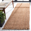SAFAVIEH Natural Fiber Collection Area Rug - 5' x 8', Natural, Handmade Tassel Jute, Ideal for High Traffic Areas in Living Room, Bedroom (NF467A)