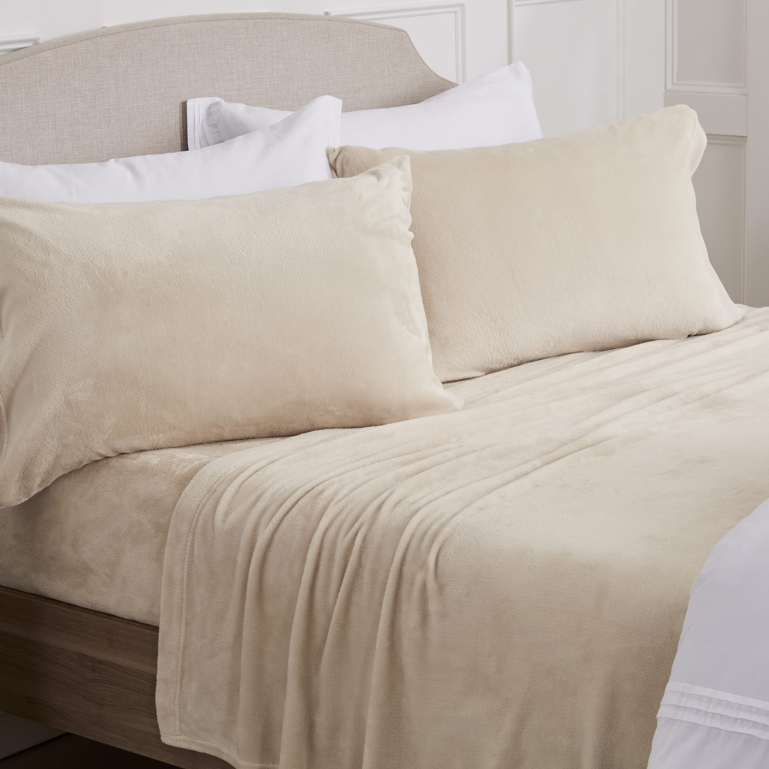 NY Loft Ultra Soft Micro Fleece Sheets Set with Extra Deep Pockets | Extra Soft Velvet Fleece Sheet Set | Super Plush Polar Fleece | Velvet Plush Cozy Warmth | Tribeca Collection (Twin, Lake Blue)