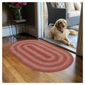 Homespice Gingerbread Black & Brown Braided Rug 20x30 - Jute Braided Kitchen Rugs for Country, Primitive Decor, Reversible, Pet-Friendly, Durable & Easy to Maintain