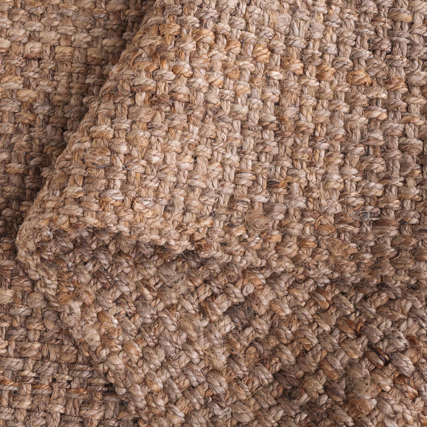 SAFAVIEH Natural Fiber Collection Area Rug - 5' x 8', Natural, Handmade Tassel Jute, Ideal for High Traffic Areas in Living Room, Bedroom (NF467A)